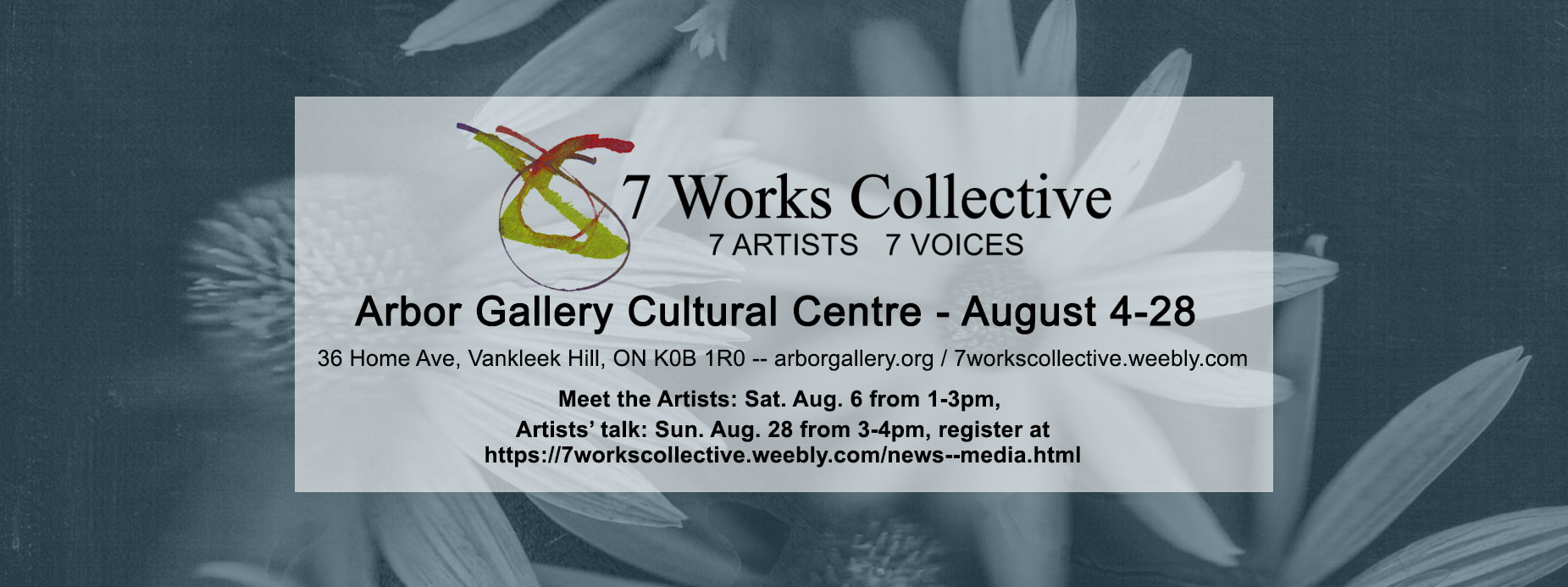 7 Works Collective exhibition - August 2022